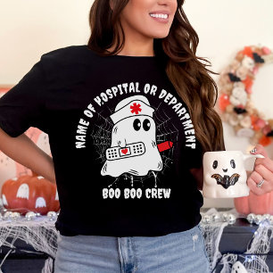 Personalised Nurse Boo Boo Crew Matching Custom T-Shirt