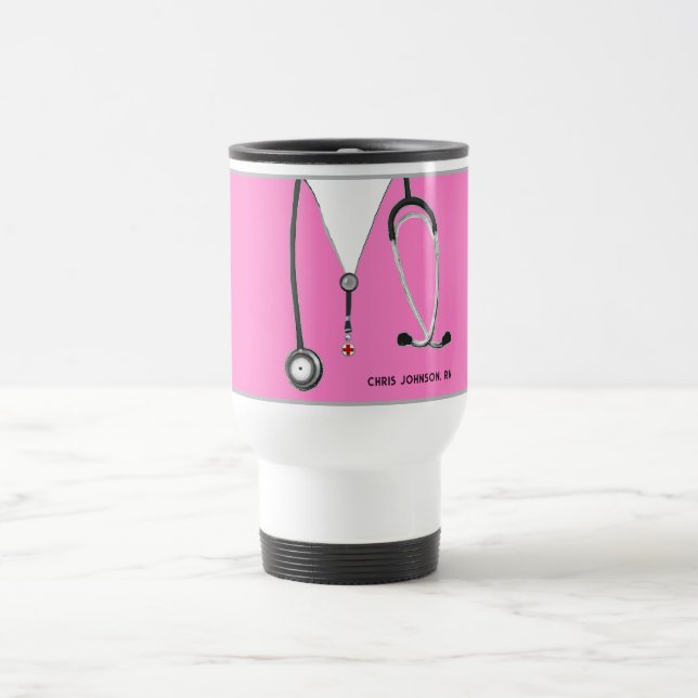 Personalised Nurse Collectable Travel Mug (Center)