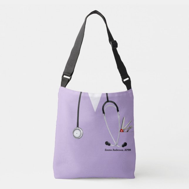 Personalised Nurse Crossbody Bag (Front)