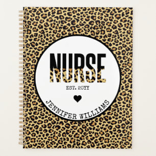 Personalised Nurse Est Cheetah RN Graduation Planner