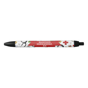 Personalised Nurse Gift Black Ink Pen