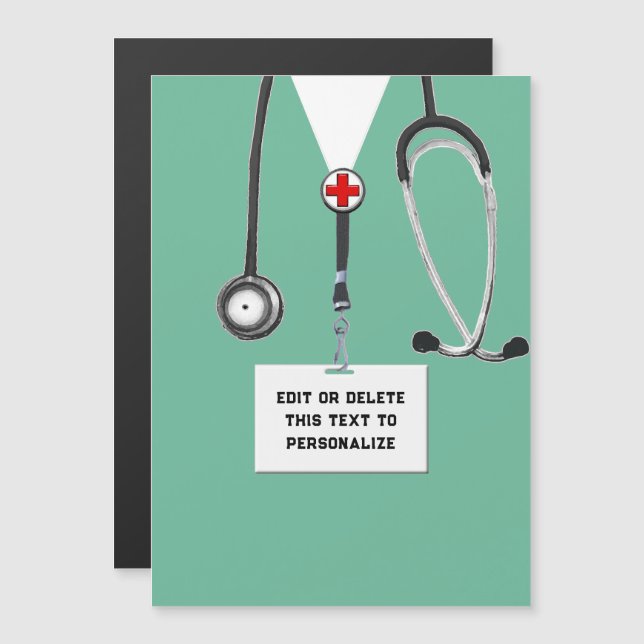 Personalised Nurse Gift Card (Front/Back)