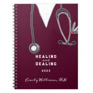 personalised nurse gift ideas notebook
