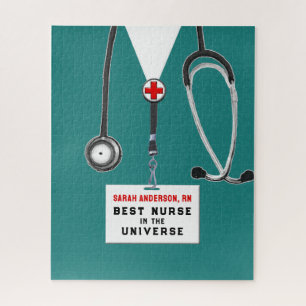 Personalised Nurse Gift Jigsaw Puzzle