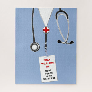 Personalised Nurse Gift Jigsaw Puzzle