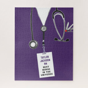 Personalised Nurse Gift Jigsaw Puzzle