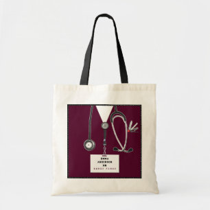 personalised nurse gift tote bag