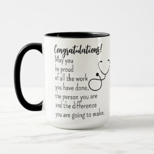 Personalised Nurse Graduation Gift for Her, RN BSN Mug