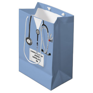 Personalised Nurse Graduation Medium Gift Bag