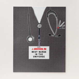 Personalised Nurse Jigsaw Puzzle