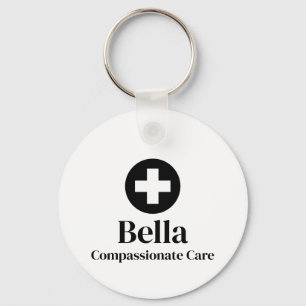 Personalised Nurse Name Keychain