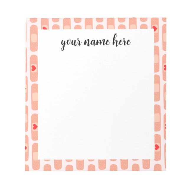 Personalised Nurse Notepad (Front)