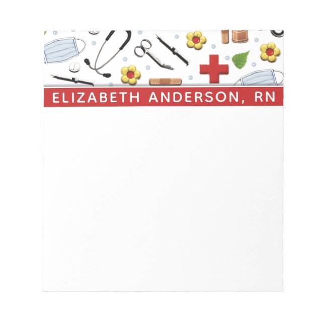 Personalised Nurse Notepad (Front)