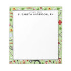 personalised nurse notepad