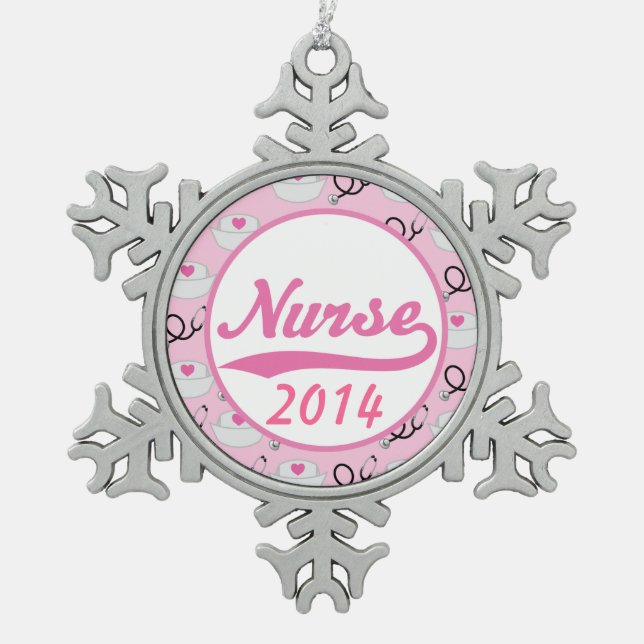 Personalised Nurse Ornament Gift (Front)