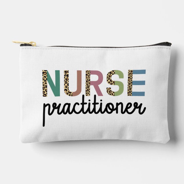 Personalised Nurse Practitioner NP nurse  Accessory Pouch (Front)