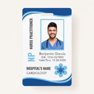 Personalised Nurse Practitioner Photo ID Security ID Badge