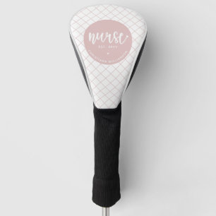 Personalised Nurse RN graduation Elegant Golf Head Cover