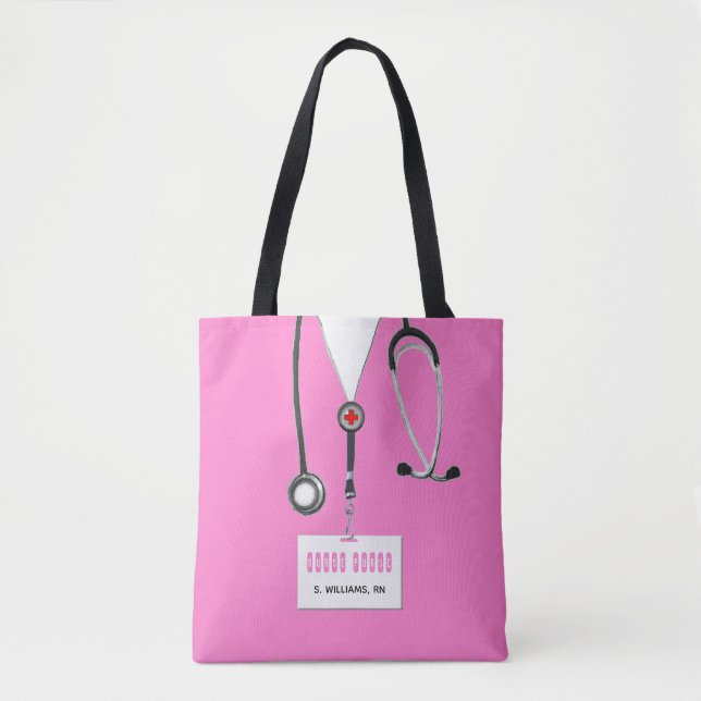 Personalised Nurse Tote Bag (Front)