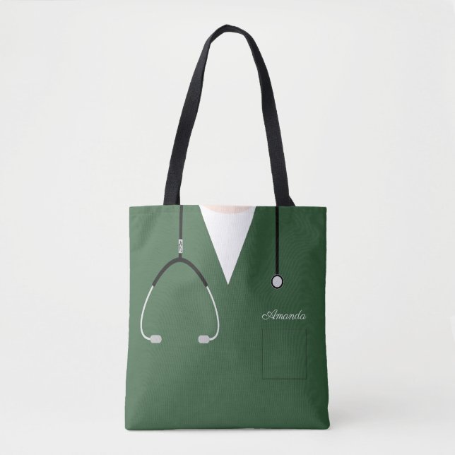 Personalised  Nurse Tote Bag (Front)