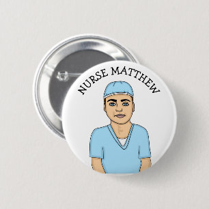 Personalised Nurse's Name Badge  