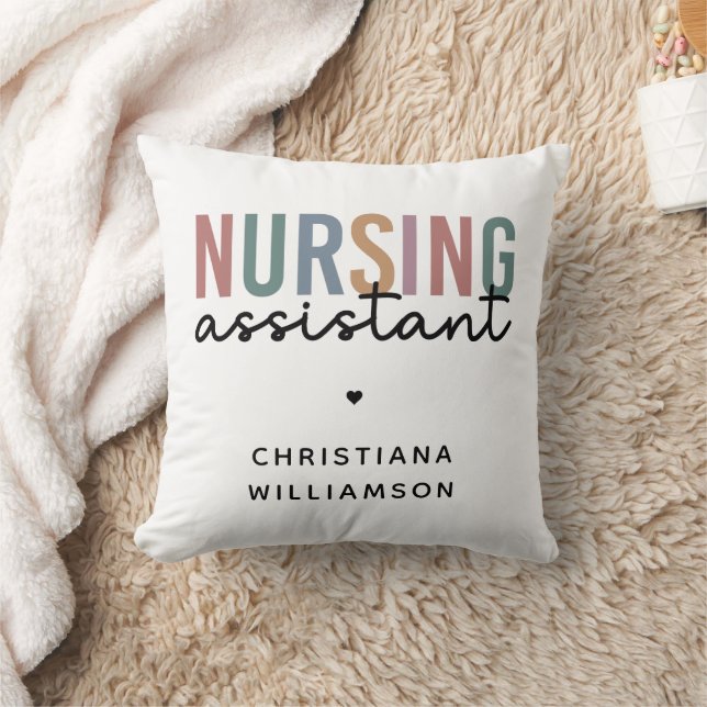 Personalised Nursing Assistant Cushion (Blanket)