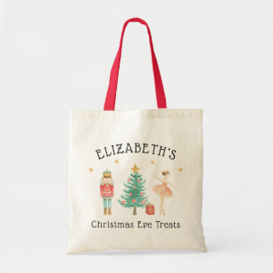 Personalised Nutcracker Ballerina Christmas Eve Tote Bag