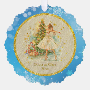 Personalised Nutcracker Ballet Christmas - Gift Tree Decoration Card