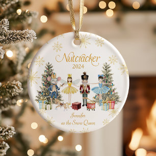 Personalised Nutcracker Ceramic Tree Decoration