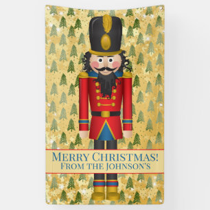 Personalised Nutcracker Christmas Banner