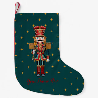 Personalised Nutcracker Christmas Holiday Small Christmas Stocking
