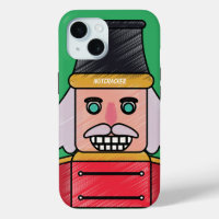 Personalised nutcracker funny hand drawn cartoon