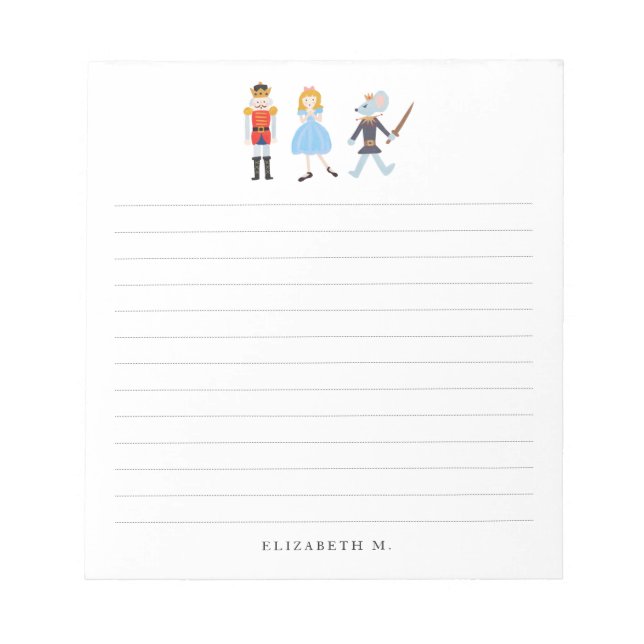 Personalised | Nutcracker Notepad (Front)