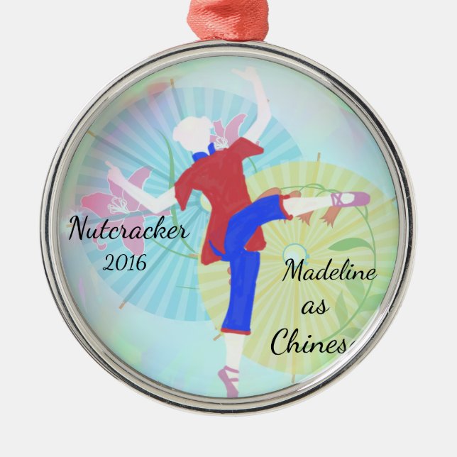 Personalised Nutcracker Ornament - Chinese dance (Front)