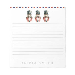 Personalised Nutcracker watercolor Notepad