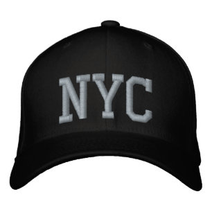 Personalised NYC Custom Black And Pink Embroidered Hat