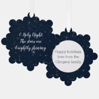 Personalised O Holy Night Christmas Song Lyrics