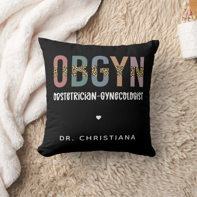 Personalised OBGYN Obstetrician Gynaecologist Cushion (Blanket)