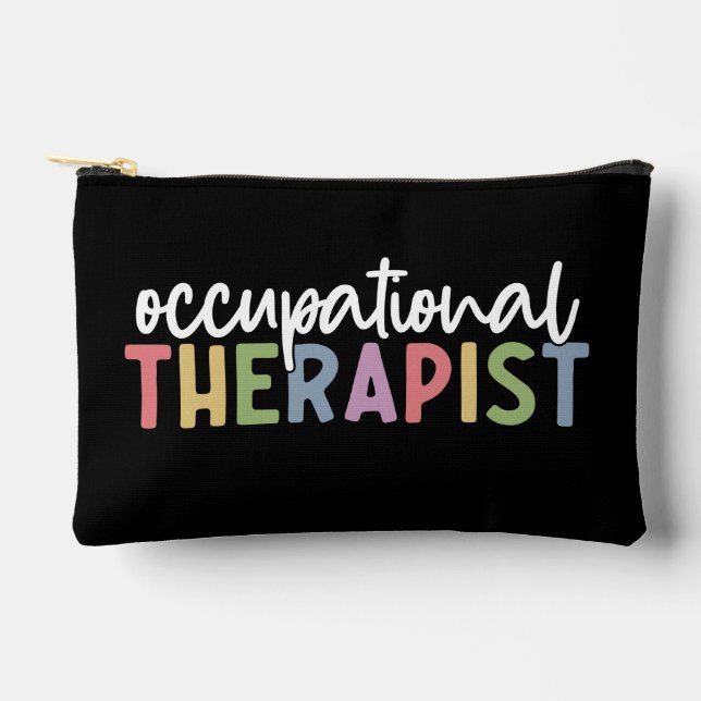Personalised Occupational Therapist OT Accessory Pouch (Front)