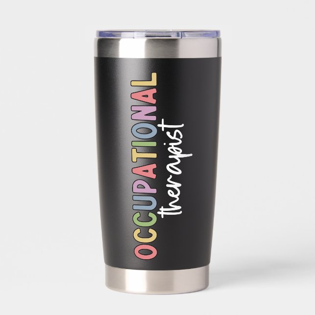 Personalised Occupational Therapist OT Gifts Insulated Tumbler (Front)
