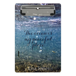 Personalised Ocean Underwater Mini Clipboad Clipboard