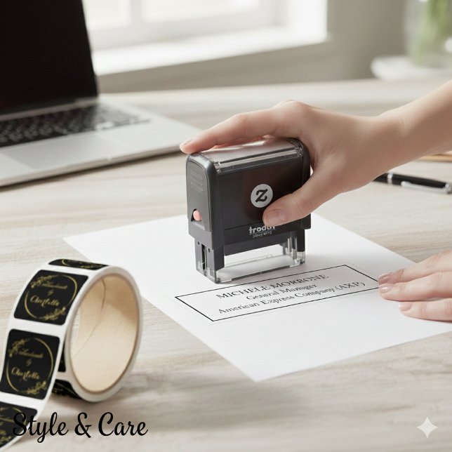 Personalised Office Stamp – Self-Assembled (Personalized Office Stamp – Self-Assembled)