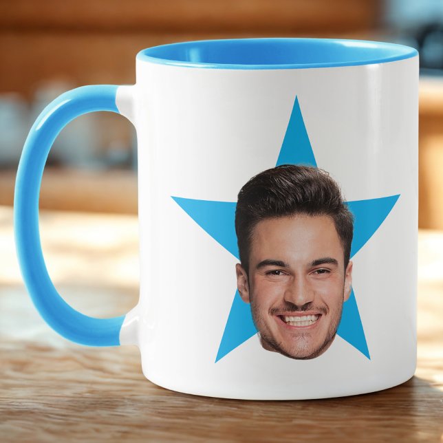 Personalised Office Star Face Mug (Creator Uploaded)