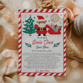 Personalised Official North Pole Letter From Santa Invitation