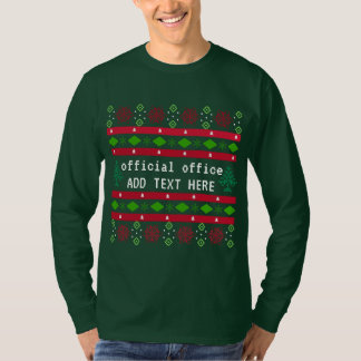 Personalised Official Office Ugly "Sweater" T-Shirt