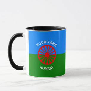 Personalised Official Romany gypsy travellers flag Mug