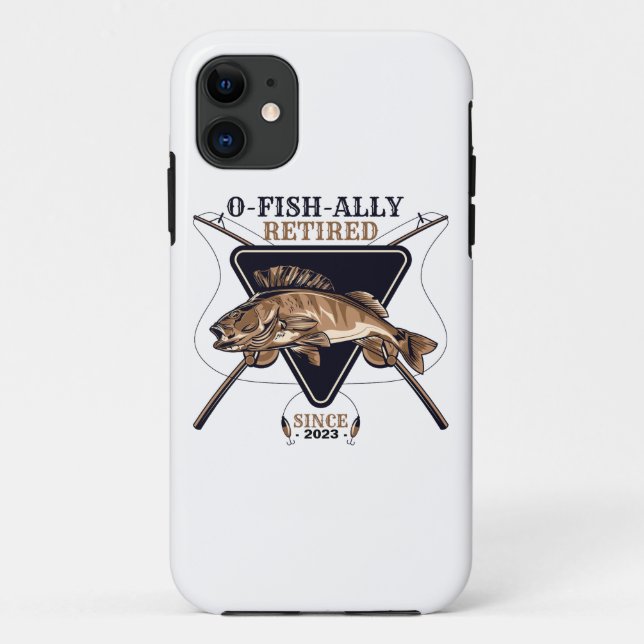 Personalised Ofishally Retired Funny Retirement Case-Mate iPhone Case (Back)