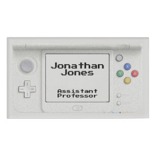 Personalised Old School Handheld Electronic Game Name Tag