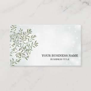 Personalised Olive Branch Catering Chef Business Card