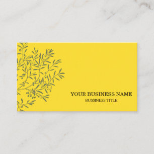Personalised Olive Branch Catering Chef Business Card